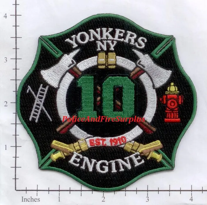 New York - Yonkers Engine 310 Fire Dept Patch V2 1