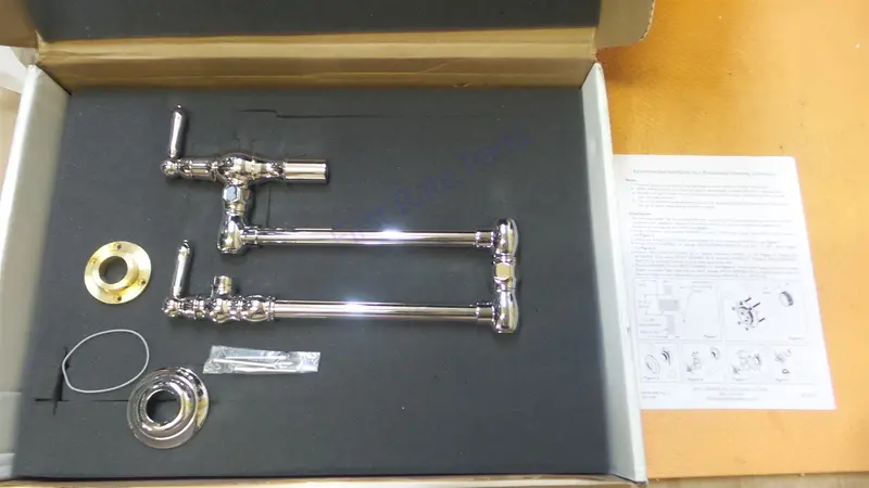 Newport Brass 1030-5503 Pot Filler Wall Mount Kitchen Chrome Chesterfi 1