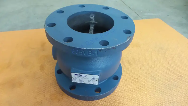 Nibco Nhdy0xj Flanged Silent Check Valve F-910-B-Lf 5" 5In Globe Cast 1