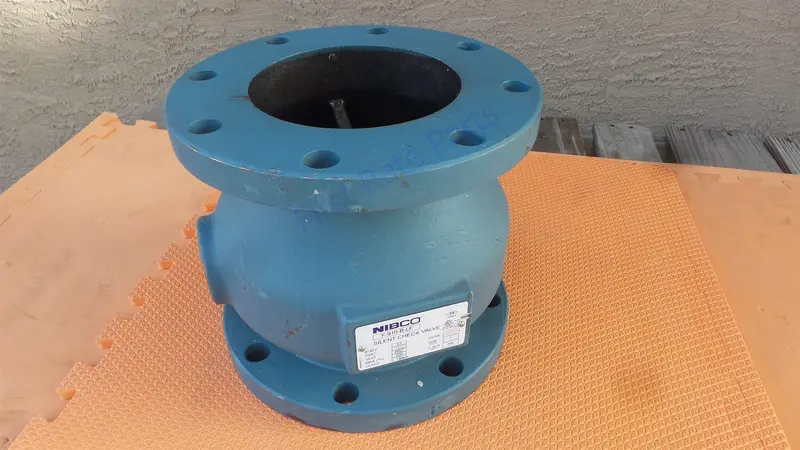 Nibco Nhdy0xk Silent Check Valve F-910-B-Lf 6 6In 6 Flanged Globe Cast 1