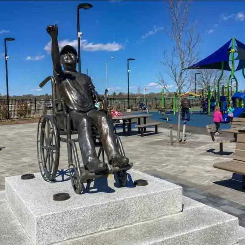 Noah's Inclusive Wheelchair Statue 2