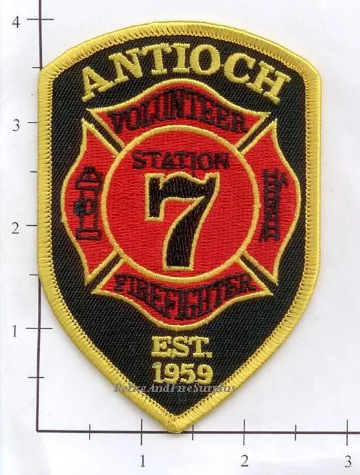 North Carolina - Antioch Station 7 Volunteer Fire Dept Patch 1
