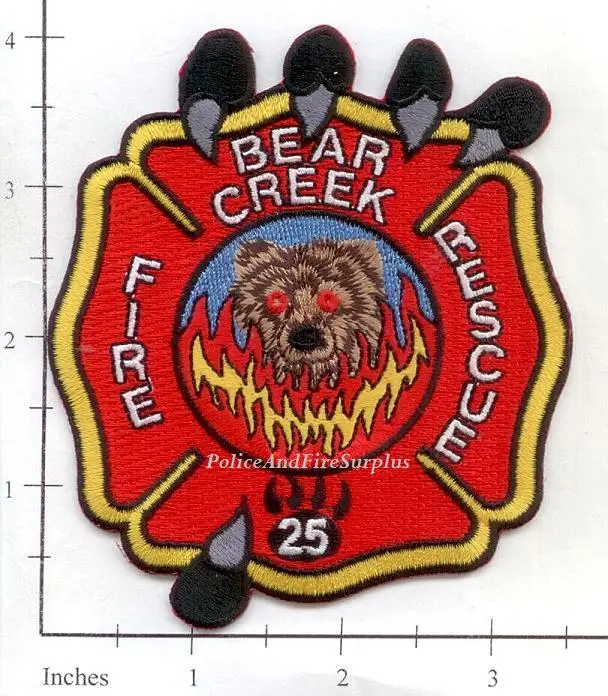 North Carolina - Bear Creek Fire Rescue Dept Patch 1