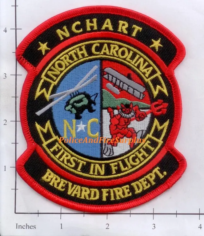 North Carolina - Brevard Fire Dept High Angle Response Team Fire Dept Patch 1