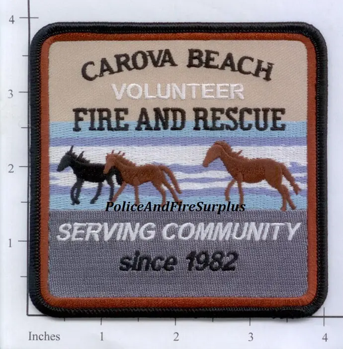 North Carolina - Carova Beach Volunteer Fire And Rescue Fire Dept Patch 1