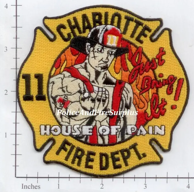 North Carolina - Charlotte Engine 11 Rescue 11 Dive 11 Fire Dept Patch 1