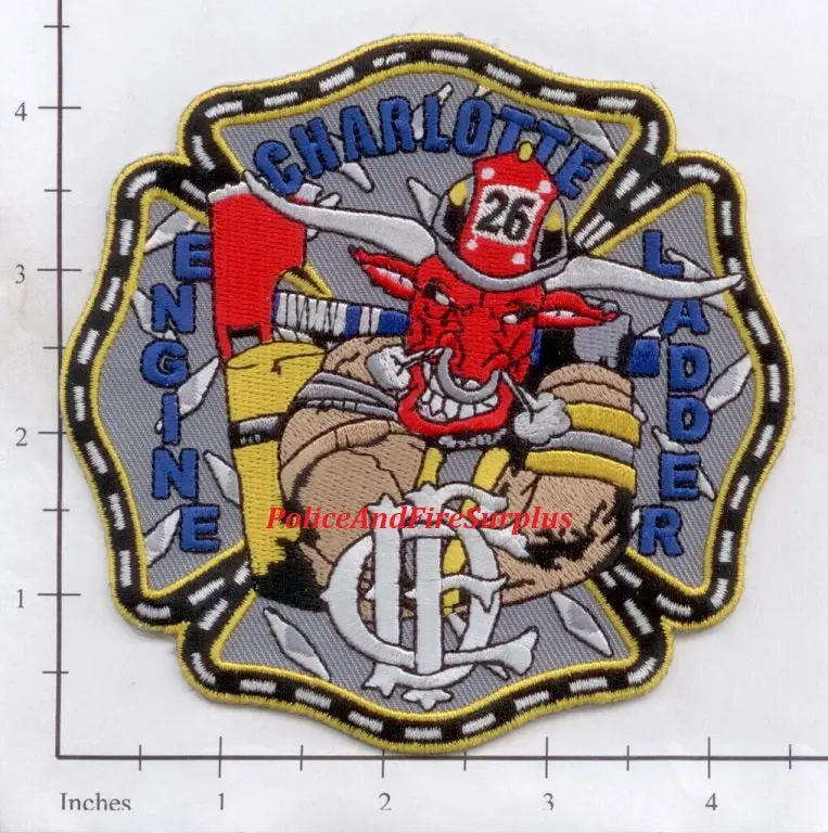 North Carolina - Charlotte Engine 26 Ladder 26 Fire Dept Patch 1
