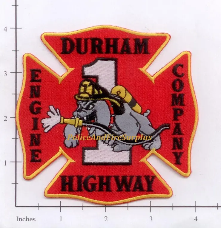 North Carolina - Durham Highway Engine 1 Fire Dept Patch 1