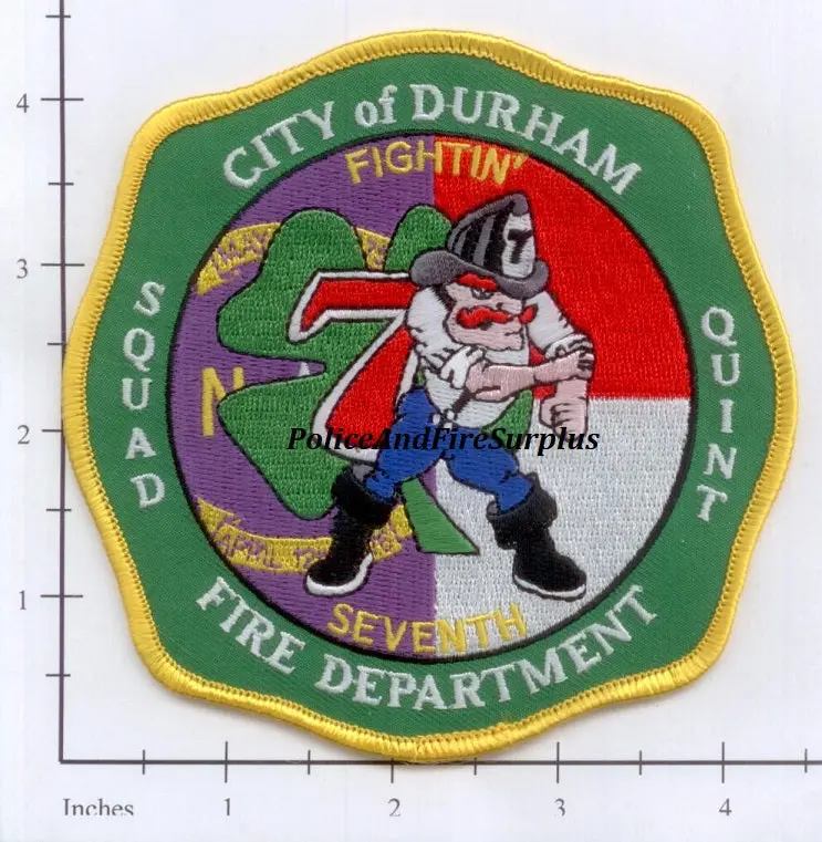 North Carolina - Durham Squad 7 Fire Dept Patch 1