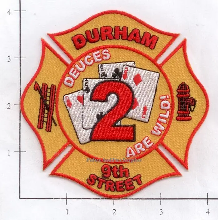 North Carolina - Durham Station 2 Fire Dept Patch 1