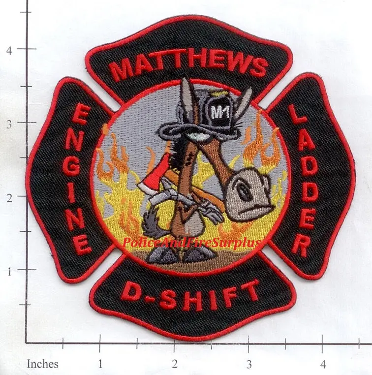 North Carolina - Matthews D-Shift Fire Dept Patch 1