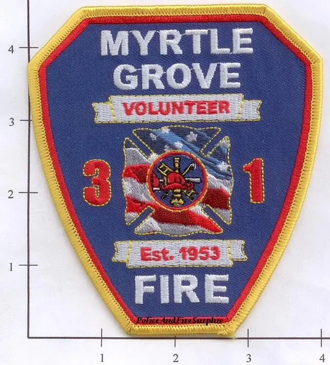 North Carolina - Myrtle Grove Volunteer Fire Dept Patch 1