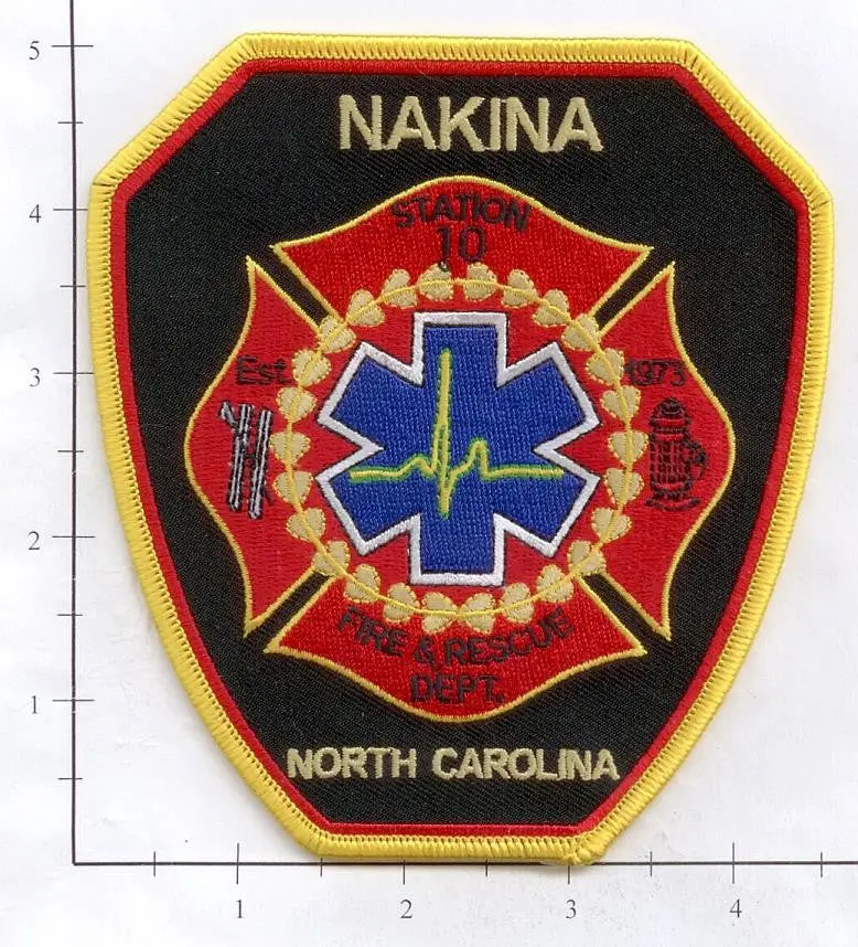 North Carolina - Nakina Station 10 Fire Dept Patch 1