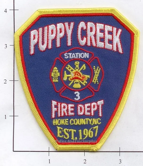 North Carolina - Puppy Creek Station 3 Fire Dept Patch 1