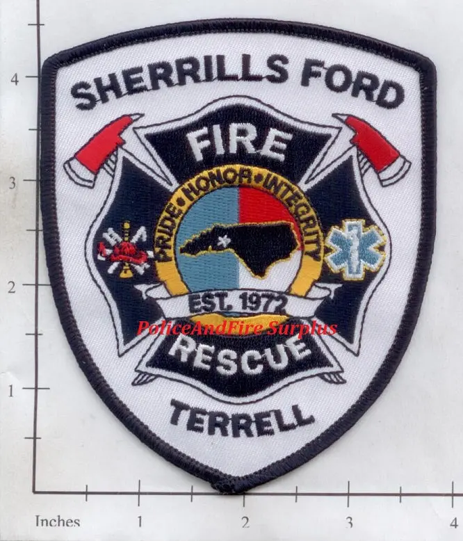 North Carolina - Sherrills Ford - Terrell Fire Dept Patch 1