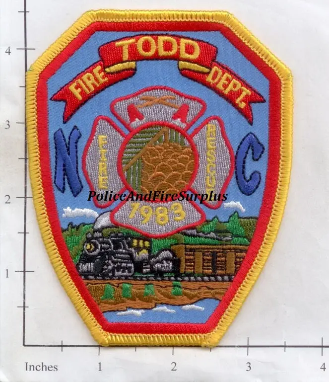 North Carolina - Todd Fire Dept Patch 1