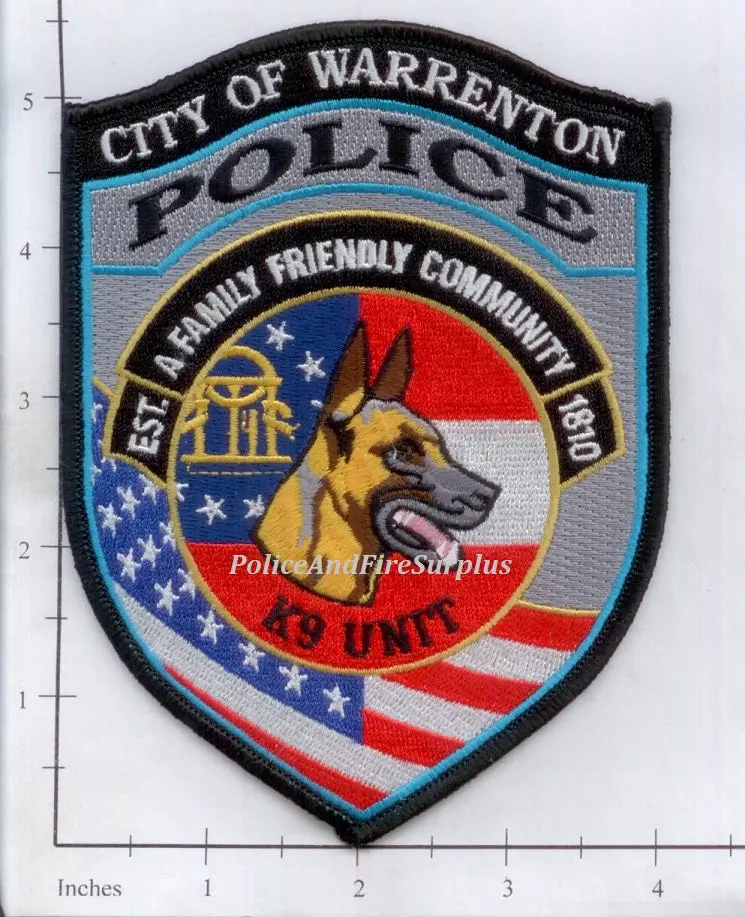 North Carolina - Warrenton K-9 Police Dept Patch 1