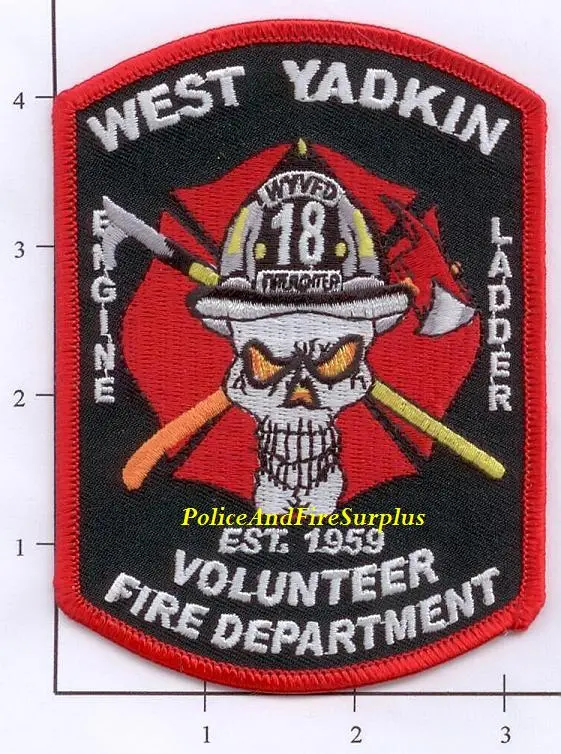 North Carolina - West Yadkin Volunteer Company 18 Fire Dept Patch V2 1
