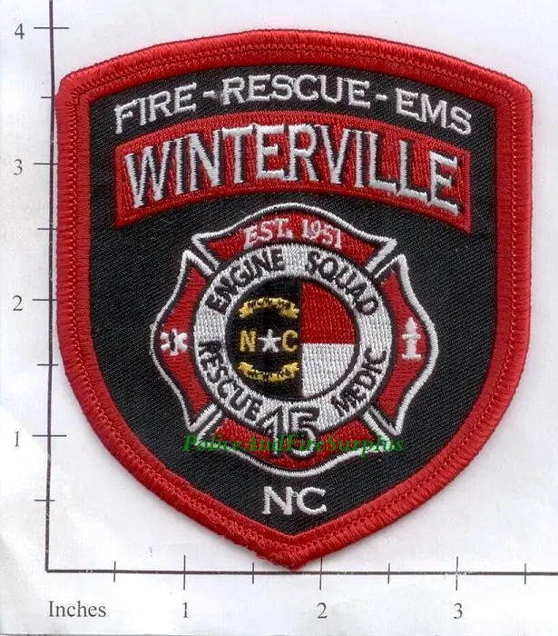 North Carolina - Winterville Fire Station 15 Fire Dept Patch V1 1