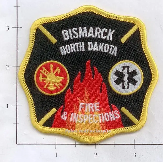North Dakota - Bismarck Fire & Inspections Fire Dept Patch 1