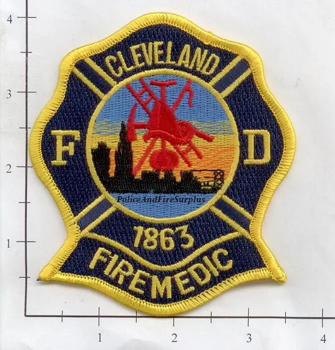 Ohio - Cleveland Fire Medic Fire Dept Patch V1 1