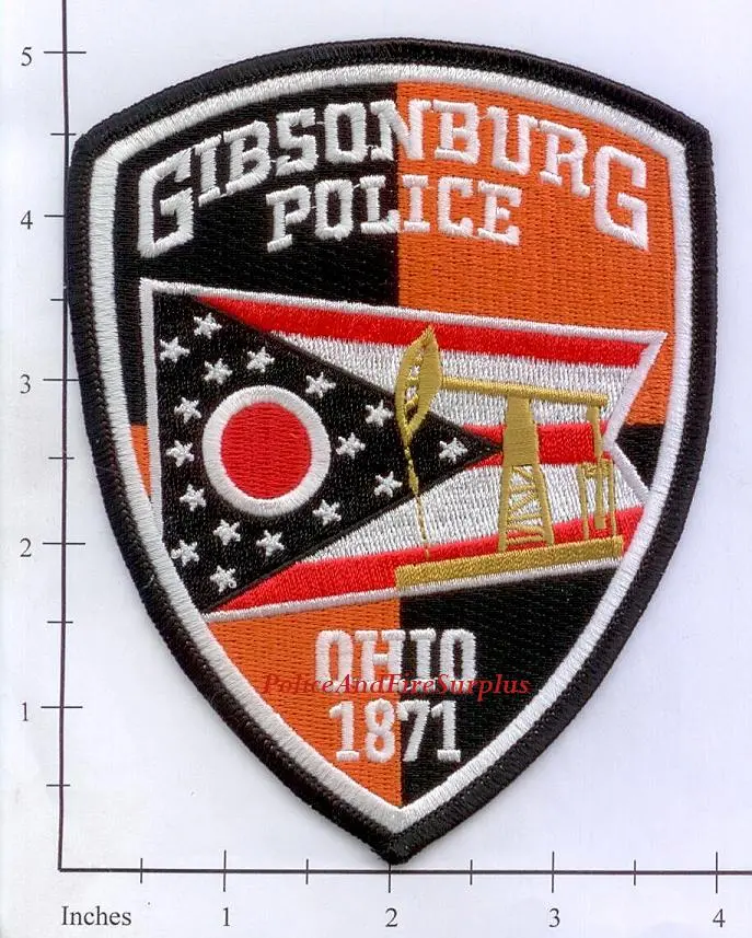 Ohio - Gibsonburg Police Dept Patch 1