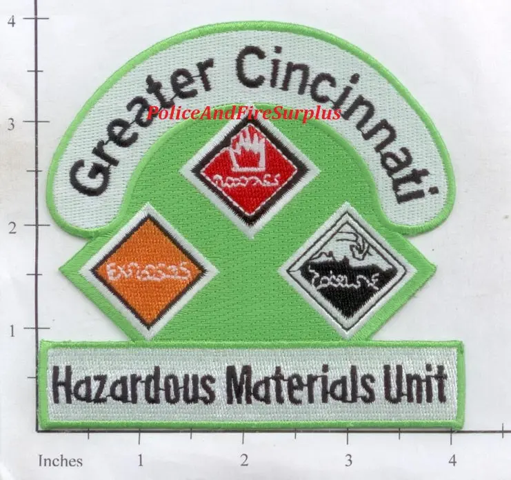 Ohio - Greater Cincinnati Haz Mat Unit Patch V2 1