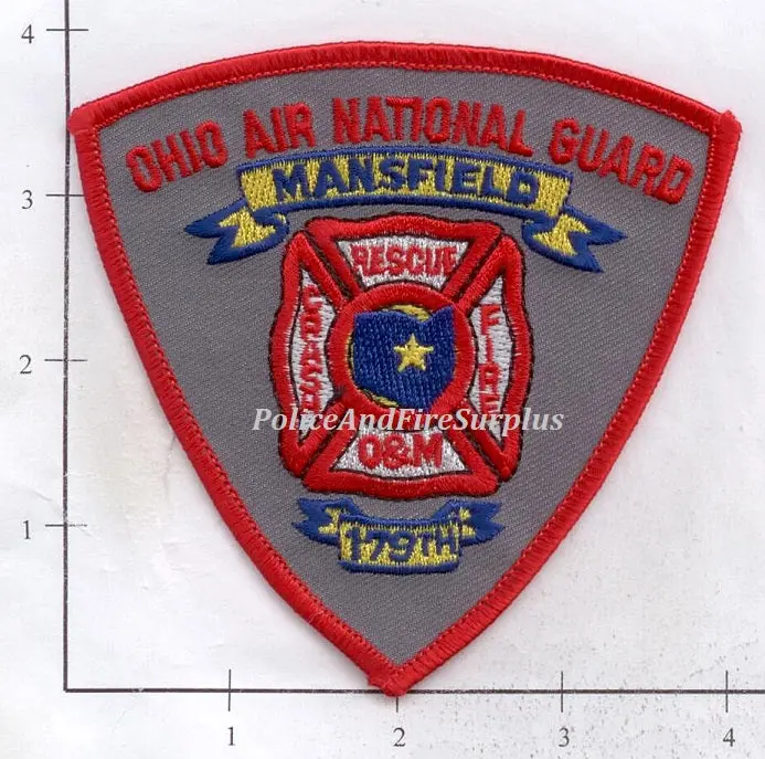 Ohio - Mansfield Ohio National Guard Crash Fire Rescue Patch 1