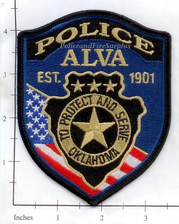 Okahoma - Alva Police Dept Patch 1