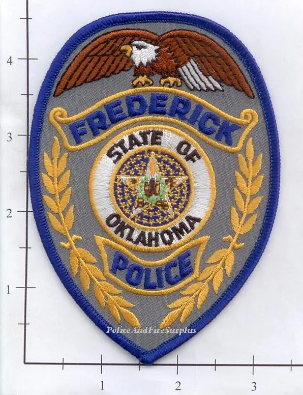 Oklahoma - Frederick Police Dept Patch 1