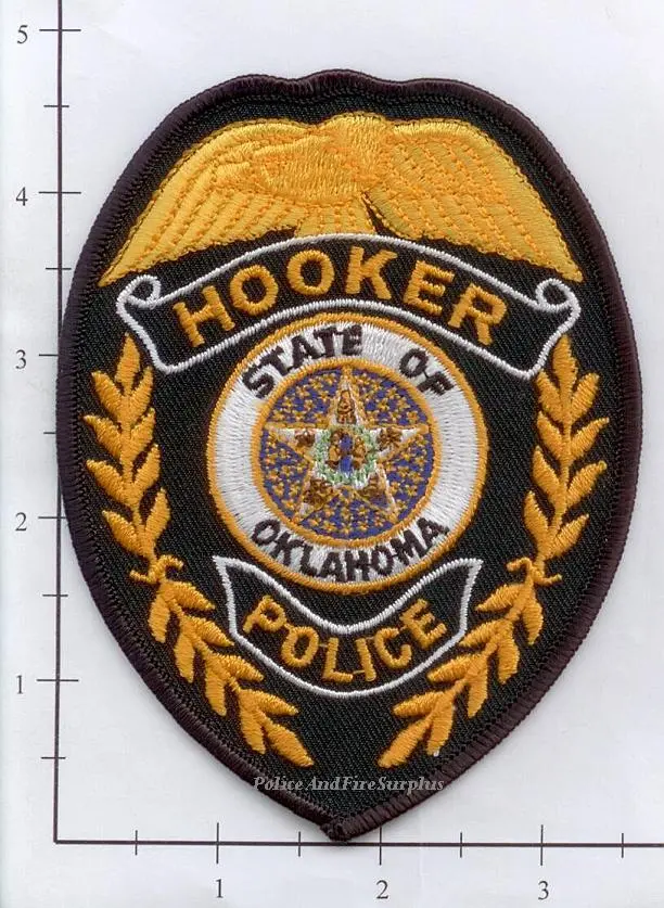 Oklahoma - Hooker Police Dept Patch 1