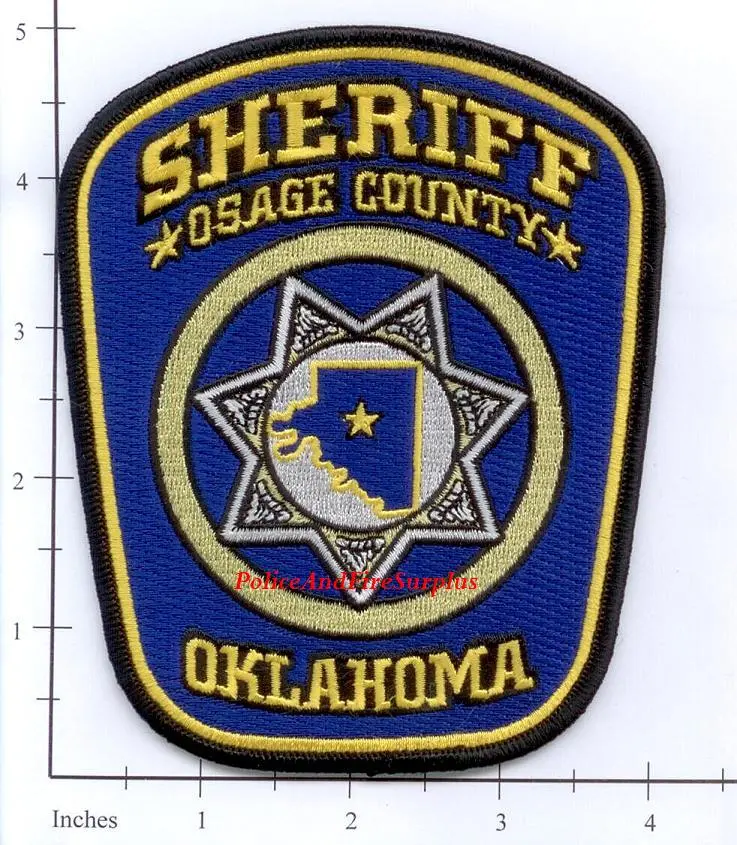 Oklahoma - Osage County Sheriff Police Dept Patch 1