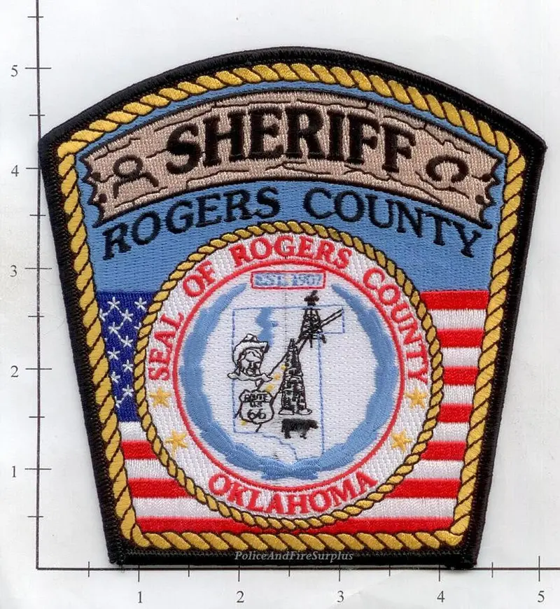 Oklahoma - Rogers County Sheriff Police Dept Patch 1