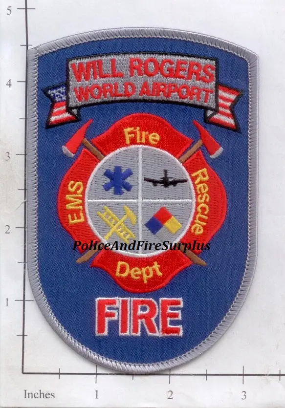 Oklahoma - Will Rogers World Airport Fire Dept Patch 1
