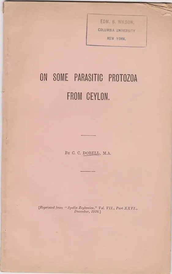 On Some Parasitic Protozoa From Ceylon 1