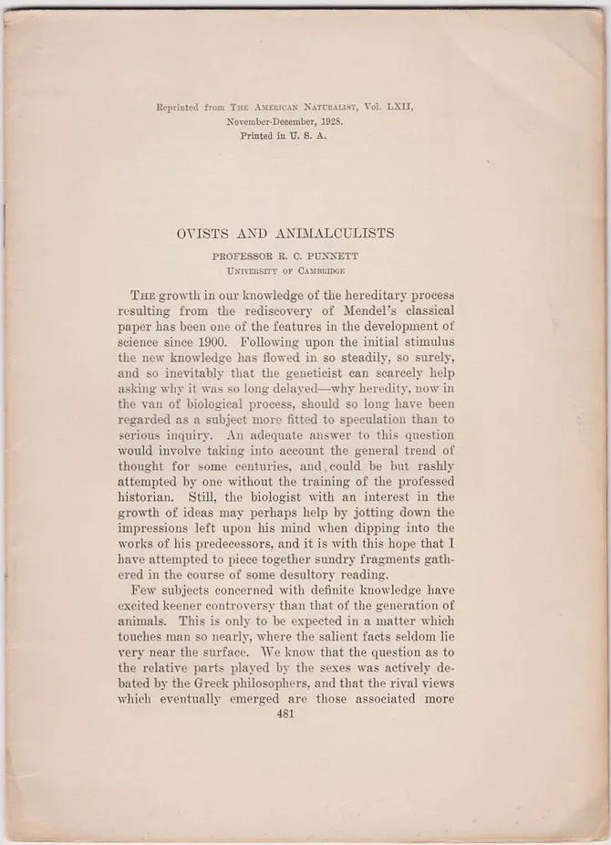 Ovists And Animalcultist 1