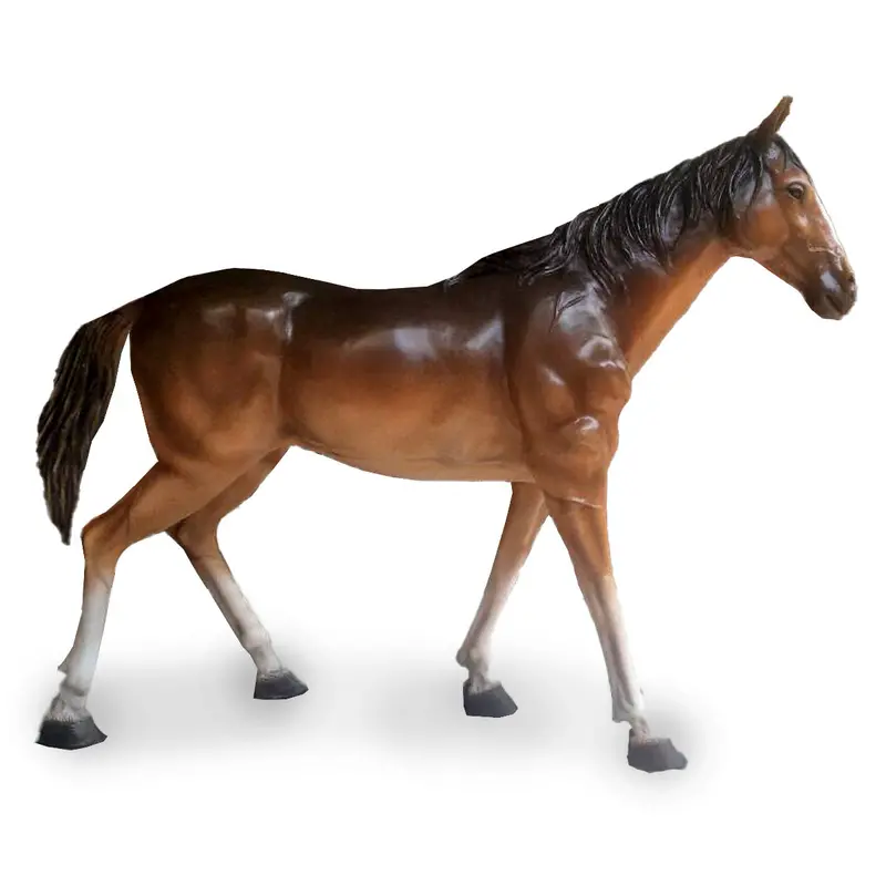 Pair Of Horses With Custom Patina 1