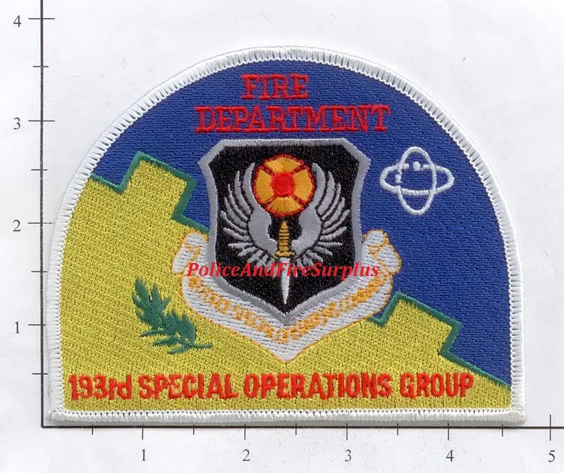 Pennsylvania - 193Rd Special Operations Group Fire Dept Patch 1