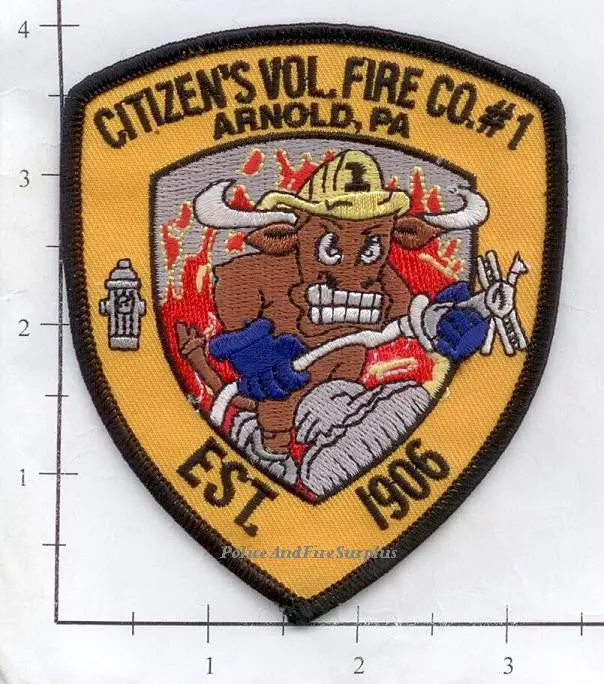 Pennsylvania - Arnold - Citizen's Fire Company #1 Fire Dept Patch 1