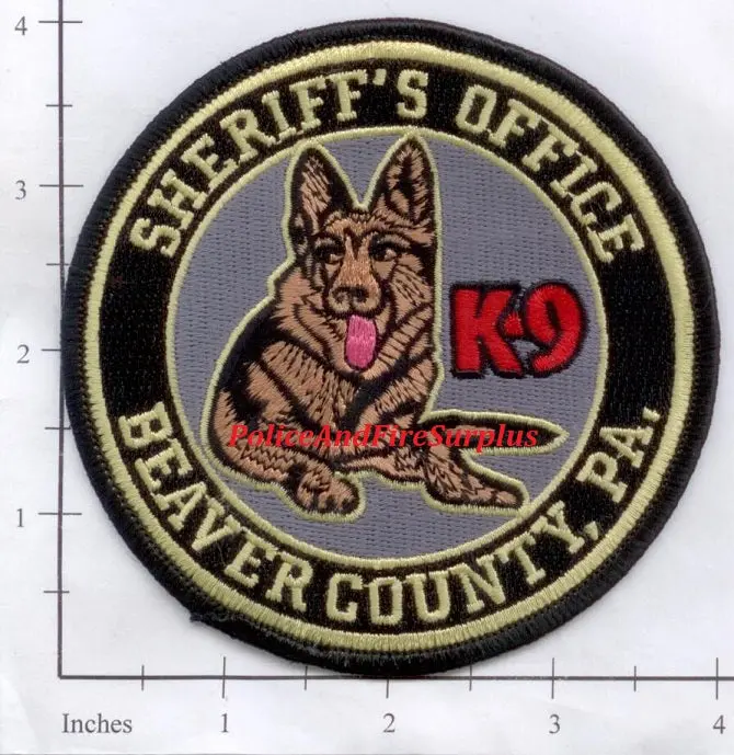 Pennsylvania - Beaver County Sheriff's Office K-9 Police Patch 1