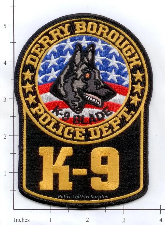 Pennsylvania - Derry Borough K-9 Police Patch 1