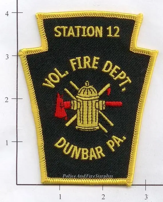 Pennsylvania - Dunbar Station 12 Volunteer Fire Dept Patch 1