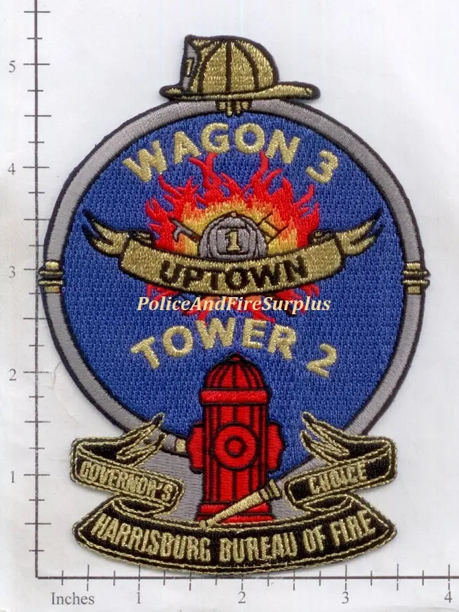 Pennsylvania - Harrisburg Wagon 3 Tower 2 Fire Dept Patch 1