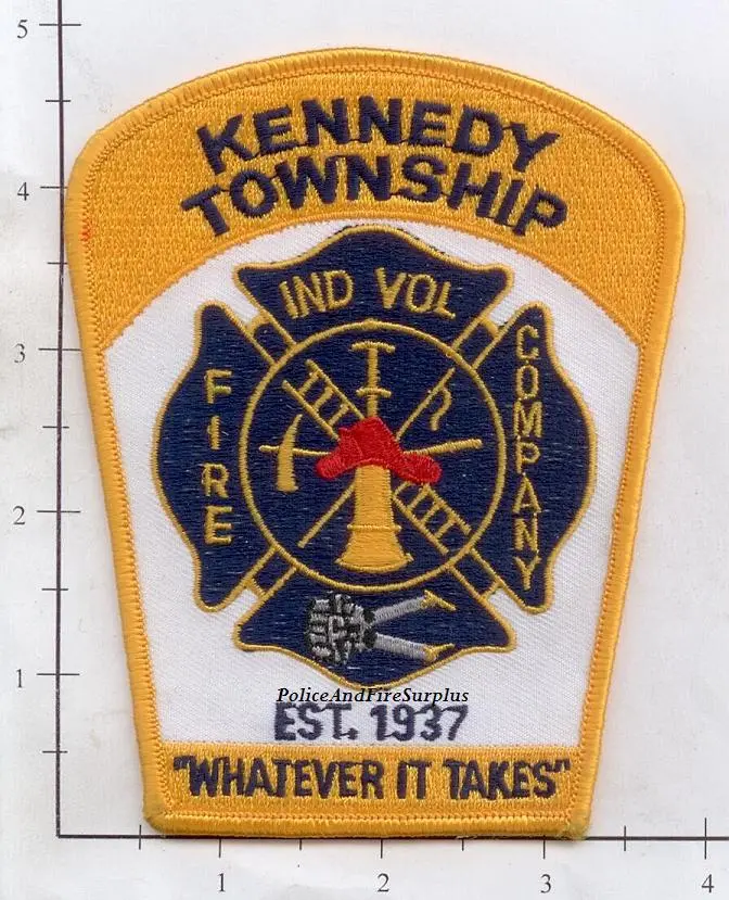 Pennsylvania - Kennedy Township Independent Fire Company Fire Dept Patch 1