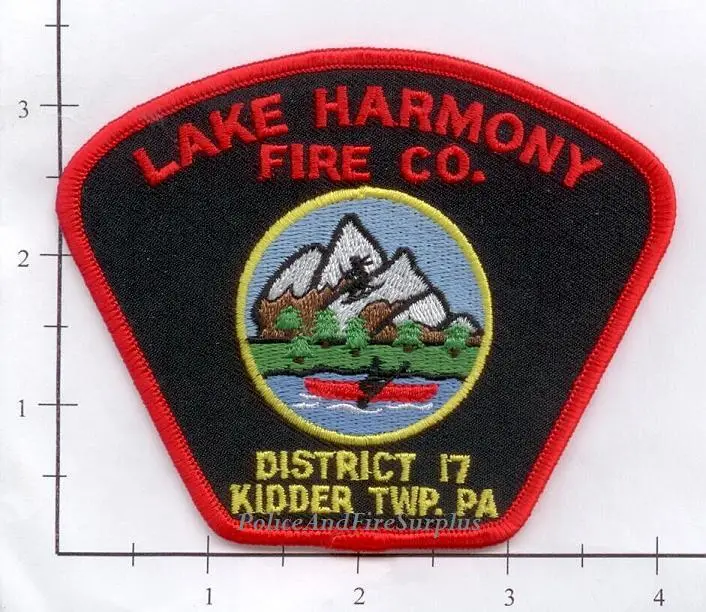 Pennsylvania - Kidder Township District 17 Lake Harmony Fire Company Patch 1
