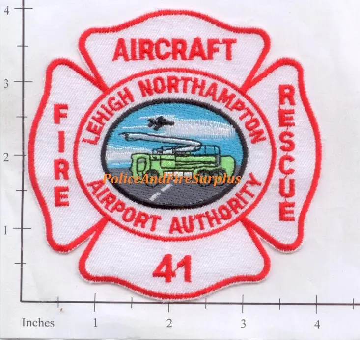 Pennsylvania - Lehigh Northampton Airport Authority Aircraft Fire Rescue Patch 1