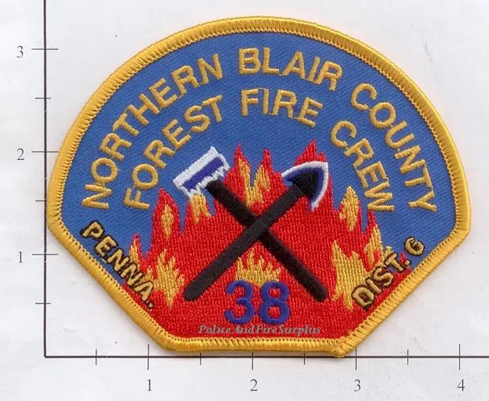 Pennsylvania - Northern Blair County Forest Fire Crew Fire Dept Patch 1