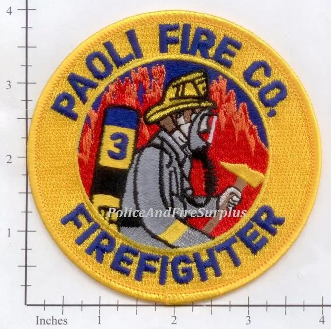 Pennsylvania - Paoli Fire Company 3 Fire Dept Patch 1