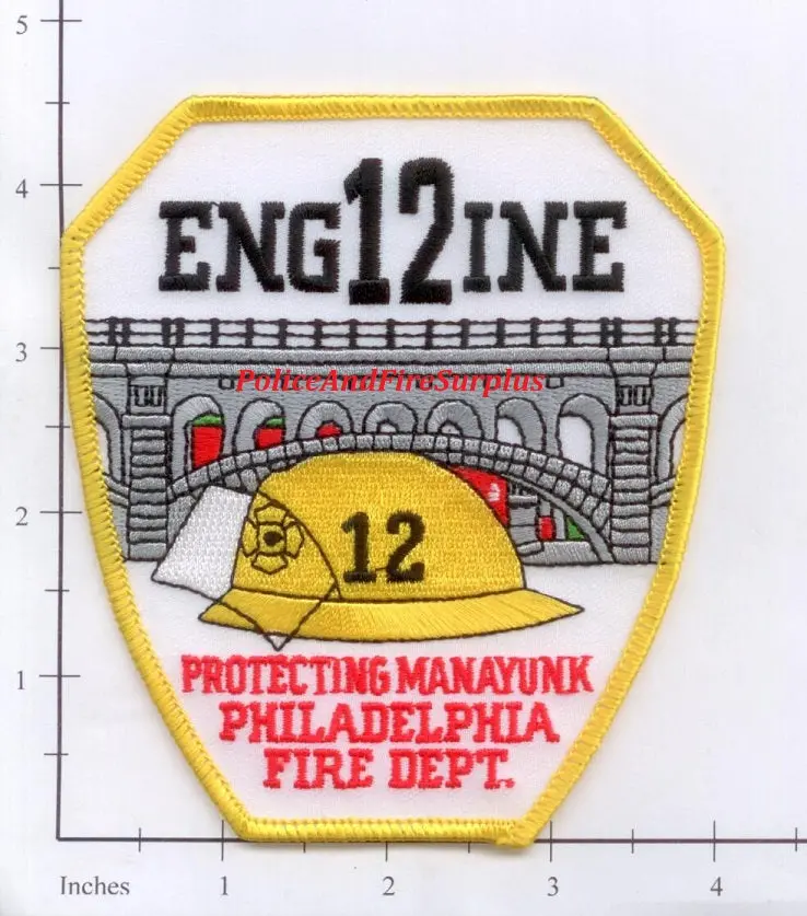 Pennsylvania - Philadelphia Engine 12 Fire Dept Patch 1