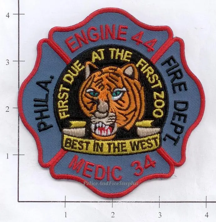 Pennsylvania - Philadelphia Engine 44 Medic 34 Fire Dept Patch 1